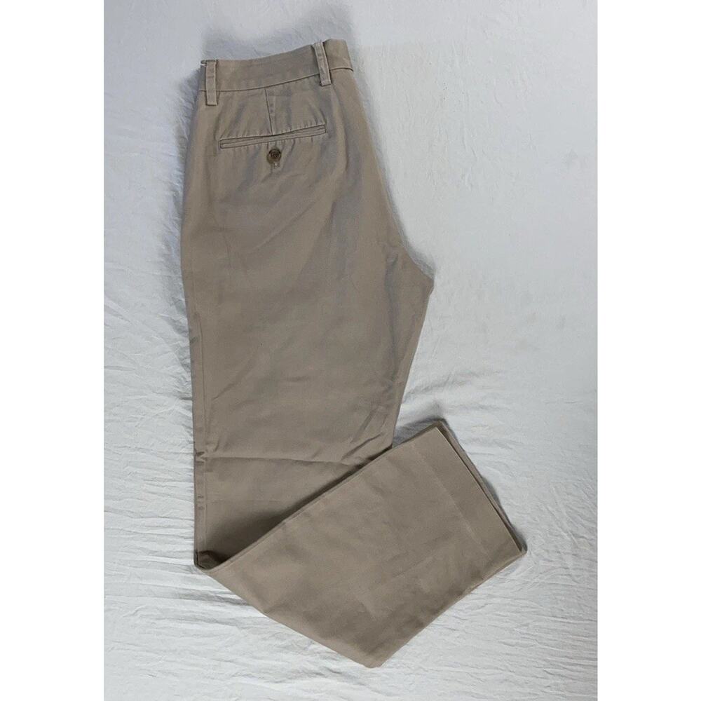 J Crew Flat Front Washed 100% Cotton Bedford Chino Pants. Gray, Men's 31X30.5